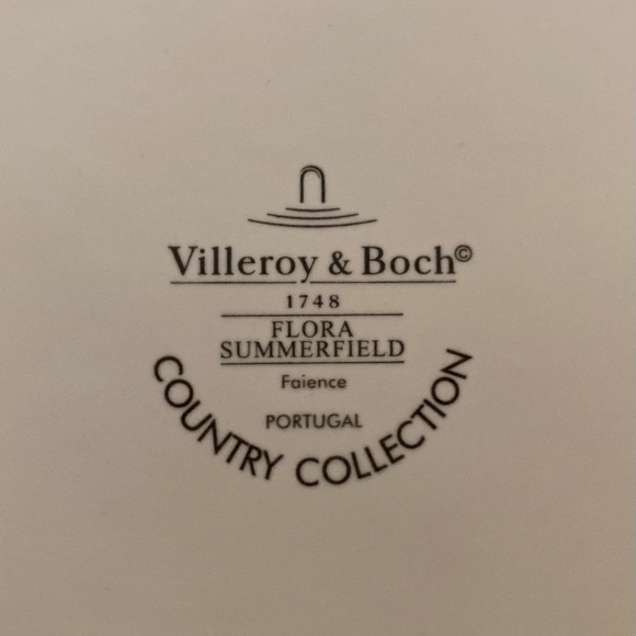 Villeroy and Boch Flora Summerfield Faience Country Collection Plate - Picture 3 of 4